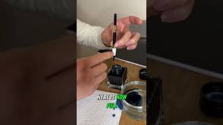 How to Refill a Montblanc Piston Converter Fountain Pen shorts [upl. by Erida903]