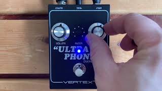 5 Minutes with the Vertex Ultraphonix Overdrive  Pedal Demo [upl. by Hedi]