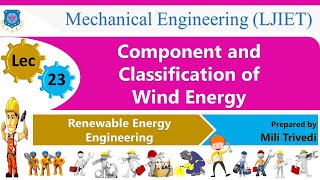 L 23 Component and Classification of Wind Energy  Wind Energy  Renewable Energy Engineering [upl. by Ssej723]