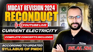 MDCAT Reconduct 2024  Current Electricity 01  Revision Classes  Sindh  SZABMU  Physics [upl. by Aissak]