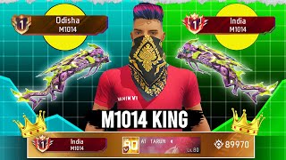 Finally M1014 Top 1 Done ✅Tarun M1014 King🚀Solo Rank Push Tips and tricks freefire [upl. by Darice]