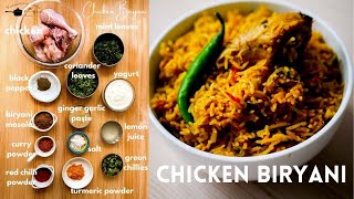 Chicken Biryani Recipe  Easy Bachelor friendly chicken biryani recipe [upl. by Landan]