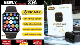 W26 Pro Max Smartwatch Review and Phone Connection Guide  Best Budget Smartwatch 2023 [upl. by Casimire]