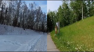 Winter amp Summer biking  Anchorage Alaska [upl. by Neely702]