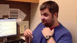 Nasogastric Tube Self Insertion [upl. by Dahraf]