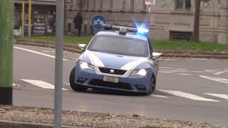 INCIDENTE IN DIRETTASGOMMATA POLIZIA DI STATO IN SIRENA Milano [upl. by Clevey293]