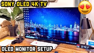 【Review⁶⁹】 Top 4K OLED Monitor Sony A9S 48quot Review 🖥️⚡ [upl. by Itsim]