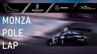 Stefan Treneski’s POLE LAP AROUND MONZA  MERCEDES AMG VIRTUAL CHAMPIONSHIP  BRABHAM MOTORSPORT 62 [upl. by Ellenaj]