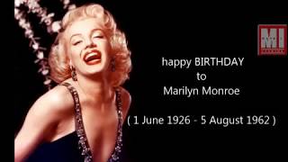 Marilyn Monroe  happy birthday [upl. by Berstine]