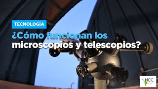 ¿Cómo funcionan los microscopios y telescopios [upl. by Nolyar]