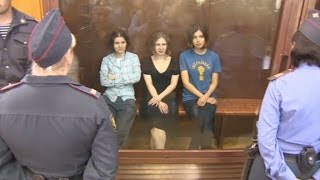 Pussy Riot sentenced for Putin protest [upl. by Desdemona834]