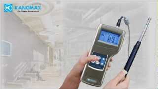 Kanomax Climomaster Hotwire Anemometer  Overview [upl. by Eanahs531]