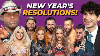 Our Wrestling New Years Resolutions For 2024 [upl. by Yesak754]