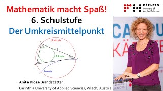 Geometrie leicht gemacht ✏️📐  Umkreismittelpunkt eines Dreiecks konstruieren [upl. by Bamby]