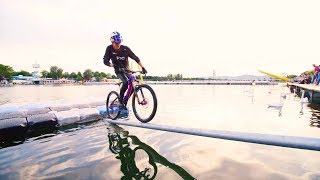 This is Urban Freeriding  Fabio Wibmer in Vienna [upl. by Theola]