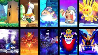 Kirby’s Return to Dream Land Deluxe  All Bosses Story Mode [upl. by Derdlim]