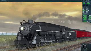 BampM P4b 462 vs BampO P7 Pacific  Trainz [upl. by Wilburn]