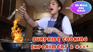 COOKING FOR THE FIRST TIME 😨😭 BIG MISTAKE RIVA ARORA [upl. by Seerdi557]