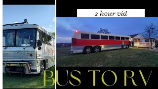 MCI Bus to Rv conversion TMC Bus RV build [upl. by Ardnassela]