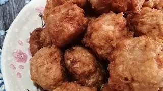 Gateau Arouille  Taro Fritters [upl. by Hsirap579]