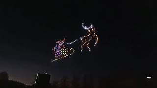 Oberhausen CentrO Weihnachtsmarkt 2022  Spektakuläre Drohnenshow zur Eröffnung des Weihnachtsmarkt [upl. by Ierna850]