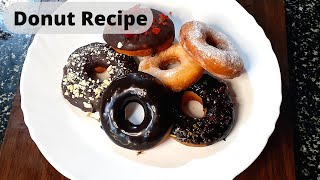 Donut Recipe  Eggless Donut Recipe  without Oven  easy donut recipe [upl. by Ogir]