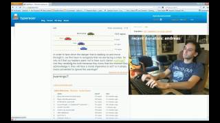 Typeracer 162 WPM with handcam [upl. by Monique]