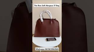 The Row Soft Margaux 17 Tophandle Bag in Leather bag luxurybag luxury therow margaux [upl. by Ylekalb]