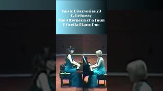 Music Discoveries 29 Debussy The Afternoon of a Faun pianoduo [upl. by Nyraf]