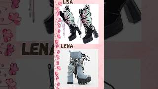 Chose Lisa or Lena Shoes 💫💗💞🌸🔥🥰cute koreanstyle viralshorts [upl. by Meras]