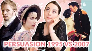 Persuasion 1995 vs 2007 Comparison  Jane Austen Movies Analysis [upl. by Lougheed]