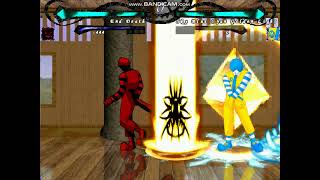 MUGEN End Death VS Sky Blue Cyan Golden Light Aurum Clown [upl. by Ddal168]