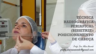 Técnica radiográfica periapical bissetriz posicionamento de cabeça [upl. by Hauhsoj]