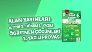 Alan Yayınları 6 Sınıf Türkçe 2 Dönem 1 Yazılı Çözümleri Part2 [upl. by Debora72]