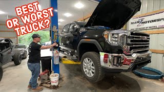 Is a NEW GMC Sierra 2500HD Worth Buying L5P Duramax First Maintenance and 8500 Mile Review [upl. by Hasile]