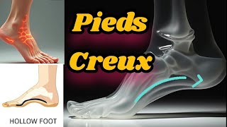 Le pied creux soulager traitement par des Semelles orthopédiques Solutions exercices Kinésithérapie [upl. by Cone]