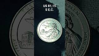 115 Dollars SEC Moneda de quarter dollar 2021 shortsyoutube monedas coleccion [upl. by Ahsienyt657]