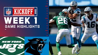 Jets vs Panthers Week 1 Highlights  NFL 2021 [upl. by Eifos]