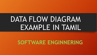 Data Flow Diagram example in Tamil [upl. by Fantasia]