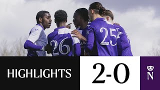 HIGHLIGHTS U18 RSCA  Standard de Liège  20232024 [upl. by Yeldarb]