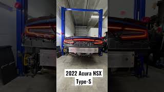 2022 Acura NSX TypeS with Pride Downpipes and SOS Valved Exhaust shorts acura nsx [upl. by Alegnat]