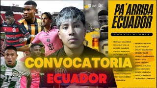 REACCION A LA CONVOCATORIA DE ECUADOR  ANALISIS [upl. by Tannenbaum]