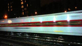 MetroNorth WassaicBound P32ACDM Locomotive Passes Fordham Road [upl. by Fiester]