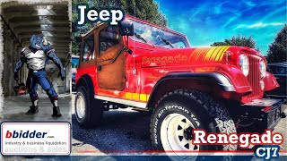 Jeep CJ7 Renegade  1978  Versteigerung  for all auction hunters [upl. by Mushro287]