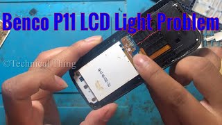 Benco P11 LCD Light Problem  Chaina Keypad Mobile Display Light Ways [upl. by Ehtyde]