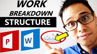 HOW TO CREATE A WBS IN MICROSOFT WORD IN 3 EASY STEPS  CAPM Exam amp PMP Exam Prep [upl. by Yuille]