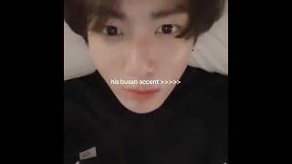 His busan accent 🔥🤌jungkook bts ftype [upl. by Neau778]