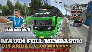 SERU BANGET BISA MEMBASURI NAIK MAUDI Bus Simulator Indonesia [upl. by Frederic]