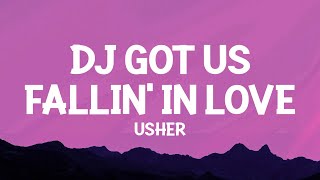 Usher  DJ Got Us Fallin In Love Lyrics [upl. by Cort]