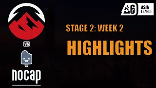 HIGHLIGHTS Elevate vs NoCap  Asia League 2024  Stage 2 [upl. by Aiello]